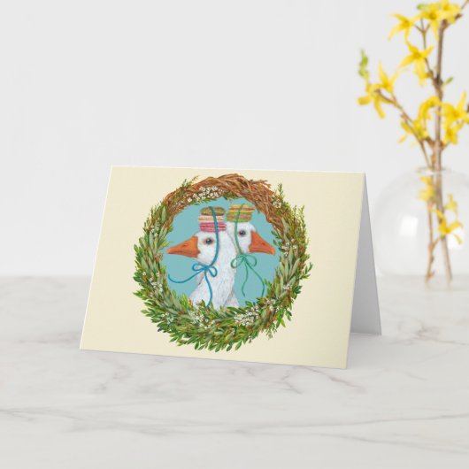 Populaire Party Gasten kaart (Gele Bloem)