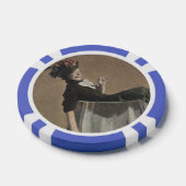 Populaire  Party Meisje Wijnglas Poker Chips (Enkel)