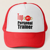 Populaire persoonlijke trainer trucker pet (Voorkant)