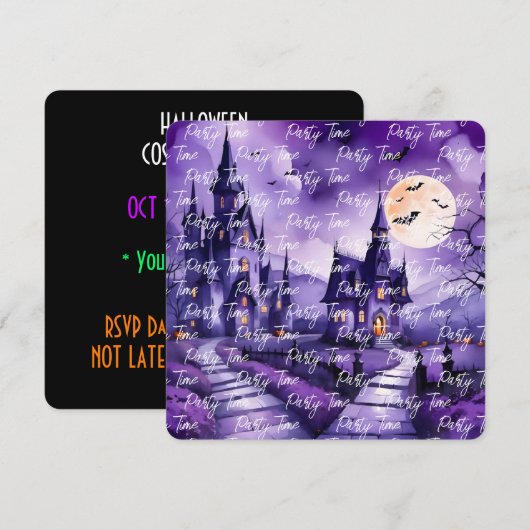 Populaire pompoen Halloween herfst Collectie Kaart (Voorkant / Achterkant)