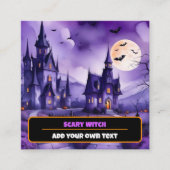 Populaire pompoen Halloween herfst Collectie Vierkante Visitekaartje (Voorkant)