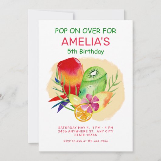 Populaire Pop op uitnodiging van meer dan een verj (Voorkant)