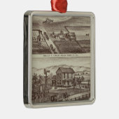 Populaire rangen metalen ornament (Rechts)