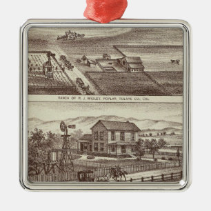 Populaire rangen metalen ornament