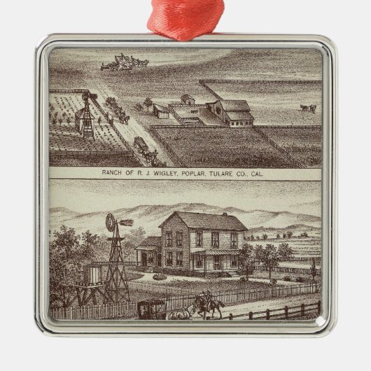Populaire rangen metalen ornament (Voorkant)