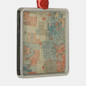 Populaire stemming 1880 metalen ornament (Rechts)