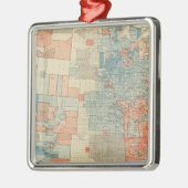Populaire stemming 1880 metalen ornament (Links)