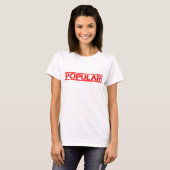 Populaire stempel t-shirt (Voorkant volledig)