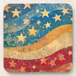 Populaire sterren en strepen bier onderzetter