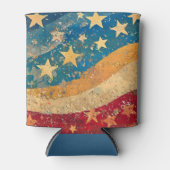 Populaire sterren en strepen blikjeskoeler (Voorkant)