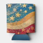 Populaire sterren en strepen blikjeskoeler (Achterkant)