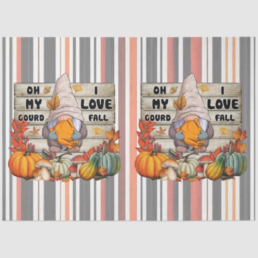 Populaire Thanksgiving Mooi Herfst Collectie Tissuepapier (Voorkant)