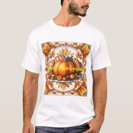 Populaire Thanksgiving Pumpkin Autumn Collectie T-shirt