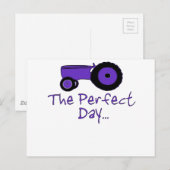 Populaire tractor briefkaart (Voorkant / Achterkant)