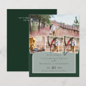 Populaire trouwkleuren Groen Salie Olijf BEGROTING (Voorkant / Achterkant)