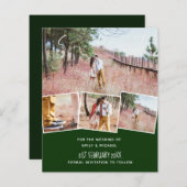 Populaire trouwkleuren Groen Salie Olijf BEGROTING (Voorkant / Achterkant)