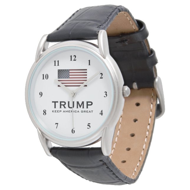 Populaire Trump-horloges houden Amerika geweldig Horloge (Gekanteld)