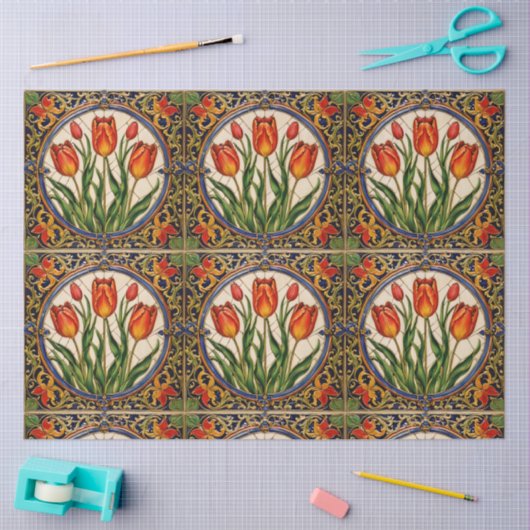 Populaire Tulpen Mooi Collectie Tissuepapier (Craft)