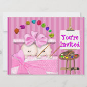 POPULAIRE TWINS BABY GIRL SHOWER INVITATION KAART (Voorkant)