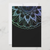 Populaire uitnodiging van Mandala Bachelorette (Achterkant)