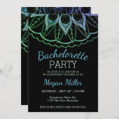 Populaire uitnodiging van Mandala Bachelorette (Voorkant / Achterkant)