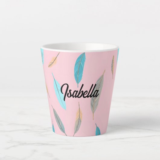 Populaire Veren Luxe Boho Collectie Latte Mok (Voorkant)