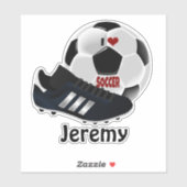 Populaire voetbal ontwerp sjabloon sticker (Vel)