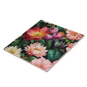 Populaire Waterverf  Bloemen Collectie Tegeltje (Zijkant)