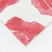 Populaire waterverf fleece deken (Hoek)