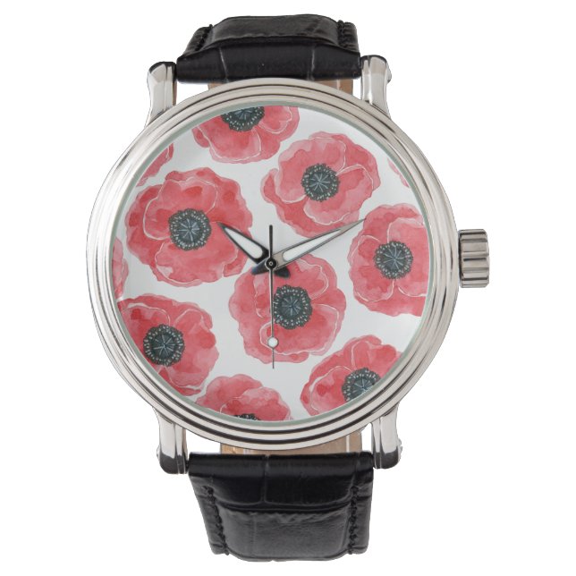Populaire waterverf horloge (Voorkant)