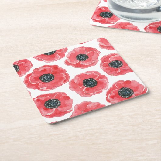 Populaire waterverf kartonnen onderzetters (Schuin)