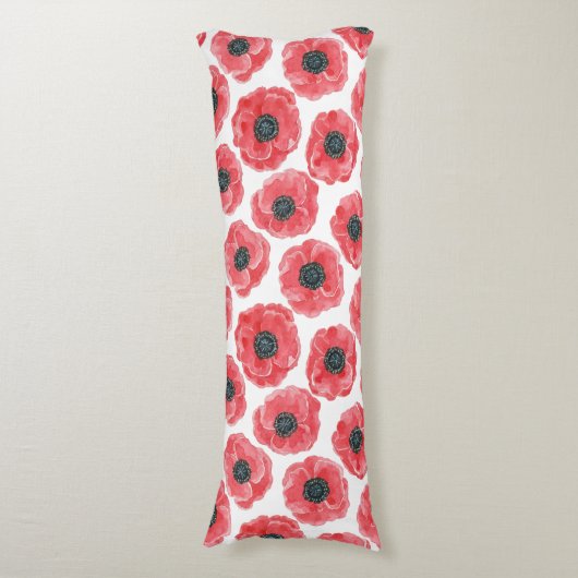 Populaire waterverf lichaamskussen (Voorkant Verticaal)