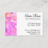 *~* Populaire Waterverf roze lavendel afbeelding Visitekaartje (Achterkant)