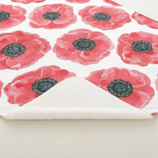 Populaire waterverf sherpa deken (3/4)