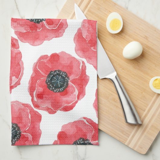 Populaire waterverf theedoek (Quarter Fold)