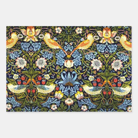 Populaire  William Morris-patronen Inpakpapier Vel (Voorkant 3)