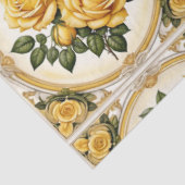 Populaire Yellow Rose Mooi Collectie Tissuepapier (Detail)