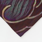 Populairste Chinese goudkeizer Dragon Dark Art Fleece Deken (Hoek)