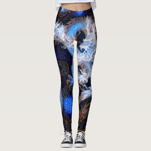 Populairste Chinese Kelestische draak Fantastische Leggings (Voorkant)