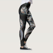 Populairste Chinese Kung Fu Shadow Dragon Fantasy Leggings (Rechts)