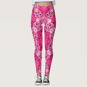 Populairste Decoratieve Pink Rave Party Leggings