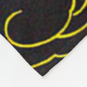 Populairste Gouden Chinese Keizer Dragon Fantasy Fleece Deken (Hoek)