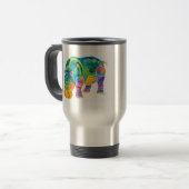 Populairste I Love HIPPOS Travel Mug Reisbeker (Voorkant links)