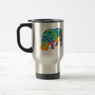 Populairste I Love HIPPOS Travel Mug Reisbeker