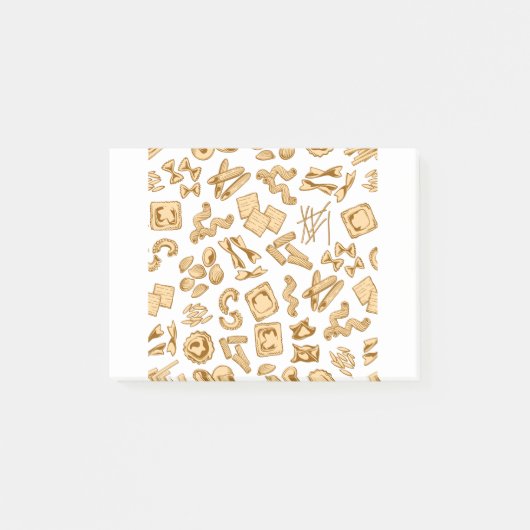 Populairste Italiaanse voedingsmiddelen en verniss Post-it® Notes (Voorkant)