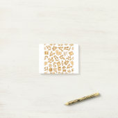 Populairste Italiaanse voedingsmiddelen en verniss Post-it® Notes (Op bureau)