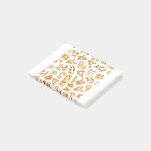 Populairste Italiaanse voedingsmiddelen en verniss Post-it® Notes (Schuin)
