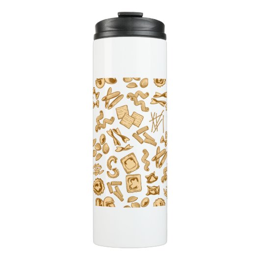 Populairste Italiaanse voedingsmiddelen en verniss Thermosbeker (Voorkant)