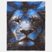 Populairste Leo Zodiac Lion Spirit Fantasy Art Fleece Deken (Voorkant)