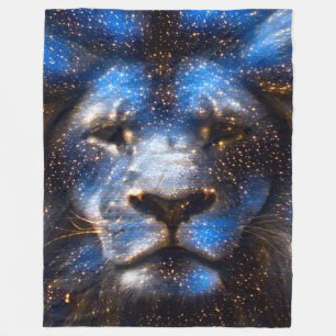 Populairste Leo Zodiac Lion Spirit Fantasy Art Fleece Deken